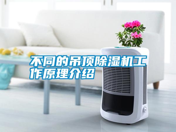 不同的吊頂除濕機工作原理介紹