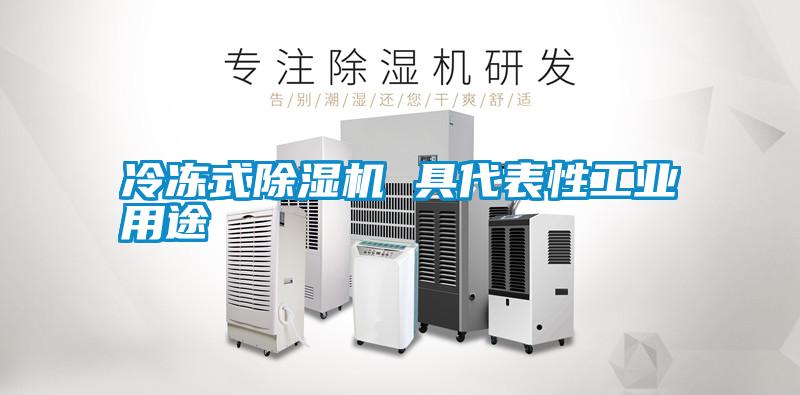 冷凍式除濕機 具代表性工業(yè)用途