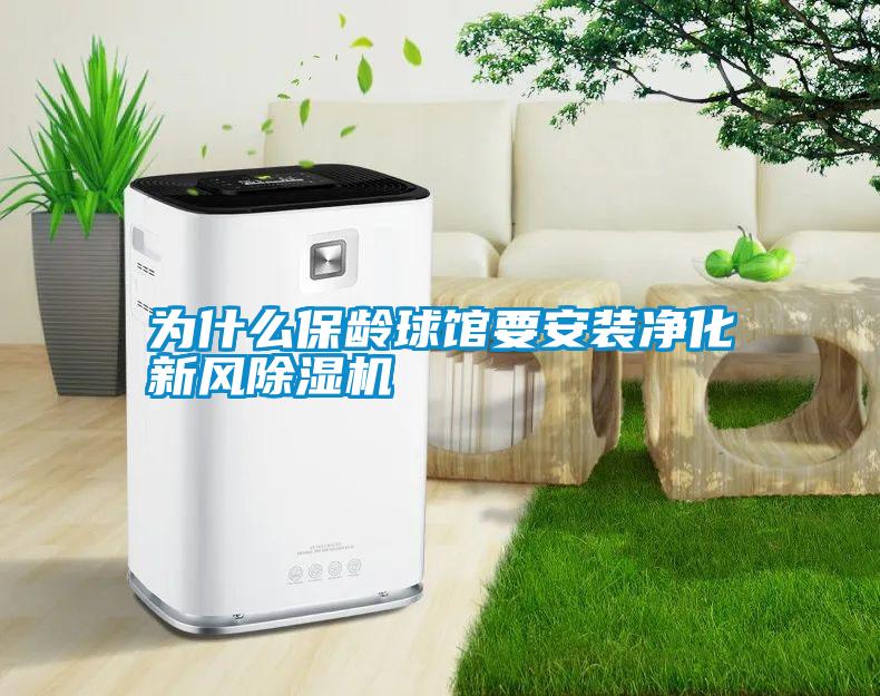 為什么保齡球館要安裝凈化新風(fēng)除濕機