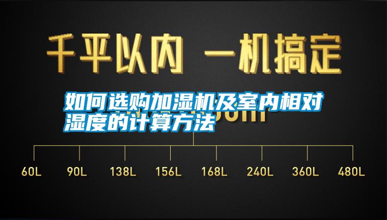 如何選購加濕機及室內相對濕度的計算方法