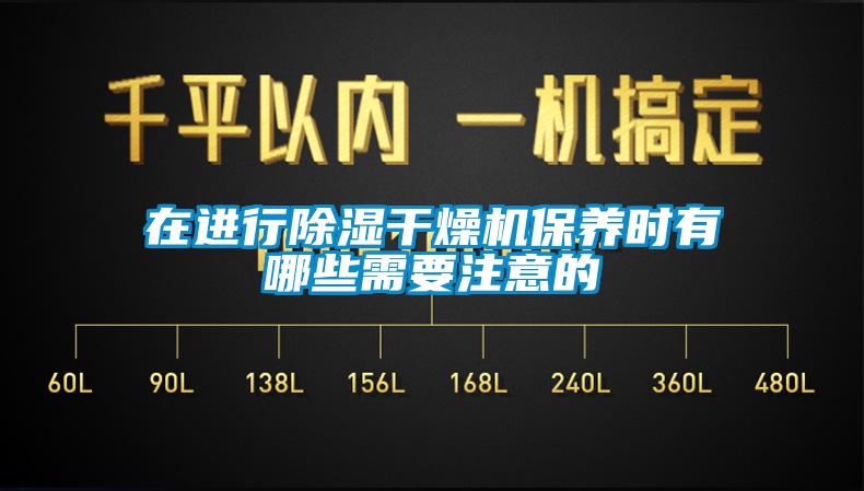 在進行除濕干燥機保養(yǎng)時有哪些需要注意的