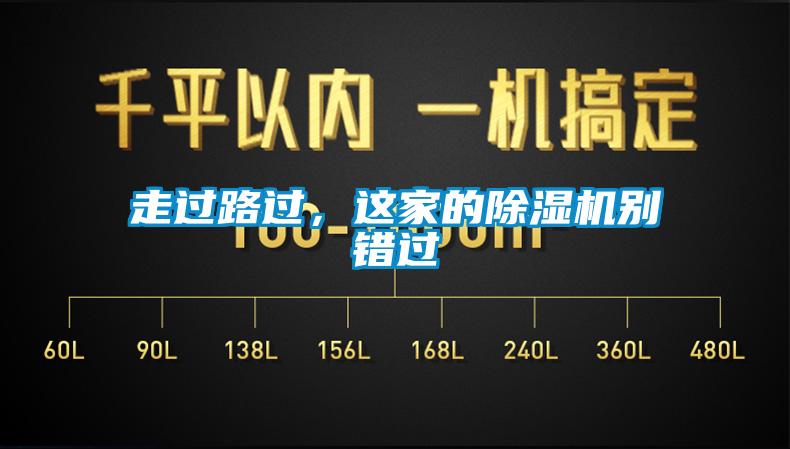 走過路過，這家的除濕機別錯過