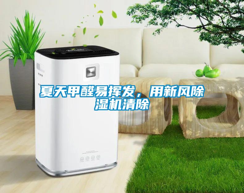 夏天甲醛易揮發(fā)，用新風除濕機清除