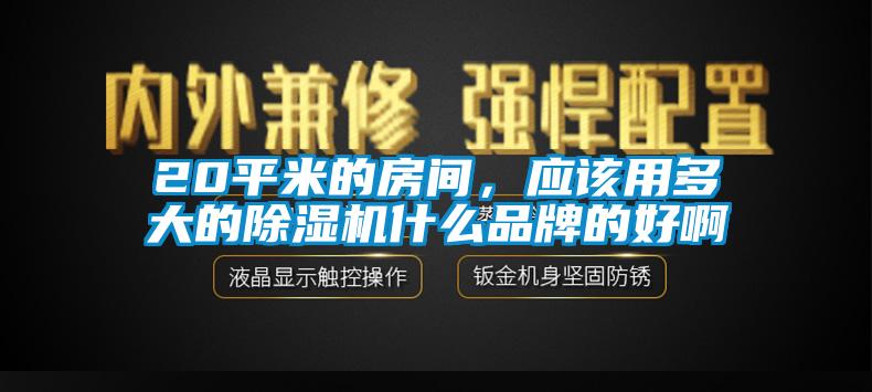 20平米的房間，應該用多大的除濕機什么品牌的好啊