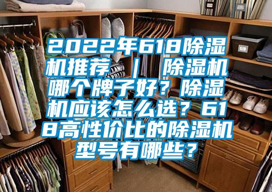 2022年618除濕機推薦 ｜ 除濕機哪個牌子好？除濕機應該怎么選？618高性價比的除濕機型號有哪些？