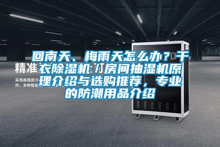 回南天、梅雨天怎么辦？干衣除濕機(jī)／房間抽濕機(jī)原理介紹與選購?fù)扑]，專業(yè)的防潮用品介紹