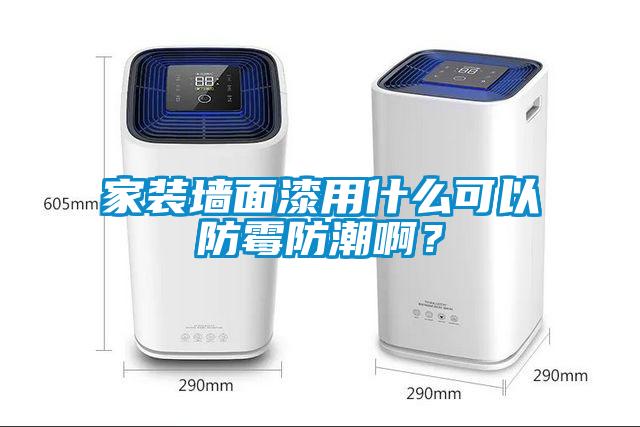 家裝墻面漆用什么可以防霉防潮??？