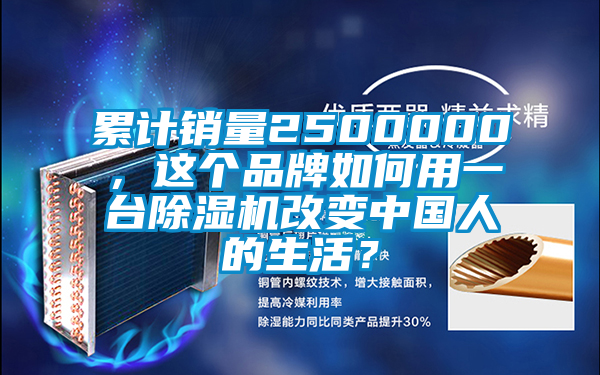 累計銷量2500000，這個品牌如何用一臺除濕機改變中國人的生活？