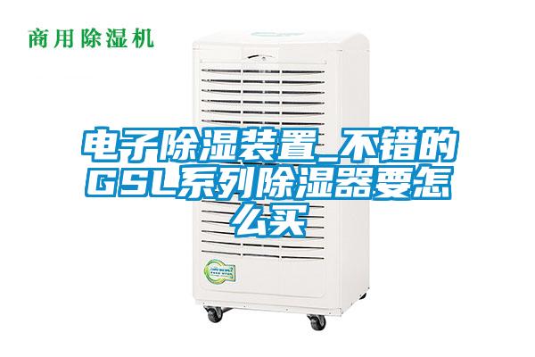 電子除濕裝置_不錯(cuò)的GSL系列除濕器要怎么買