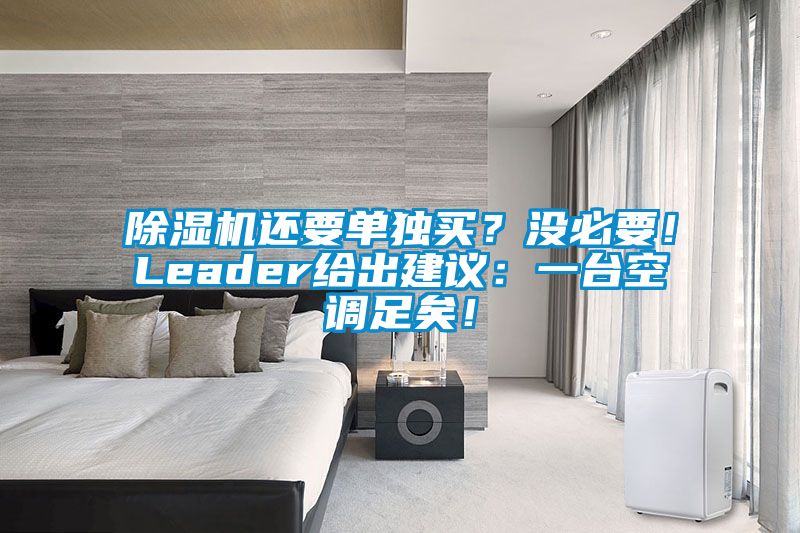 除濕機還要單獨買？沒必要！Leader給出建議：一臺空調(diào)足矣！